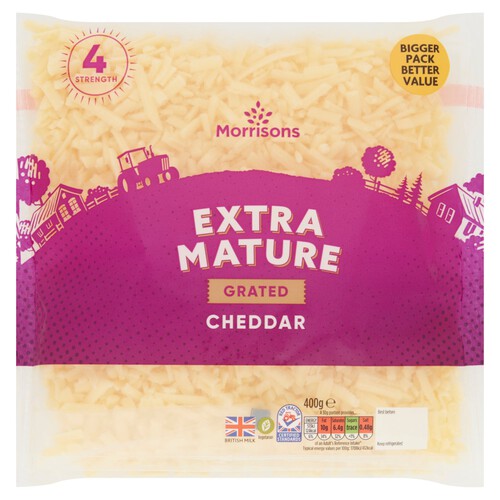 Morrisons Extra Mature Grated Cheese