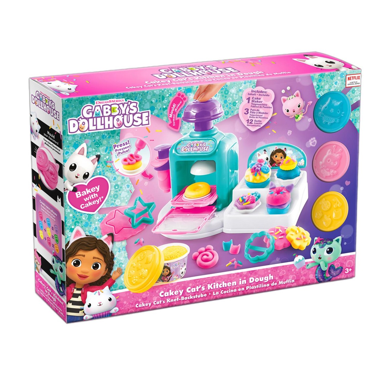 Gabby's Dollhouse Cakey Cats Dough Kitchen