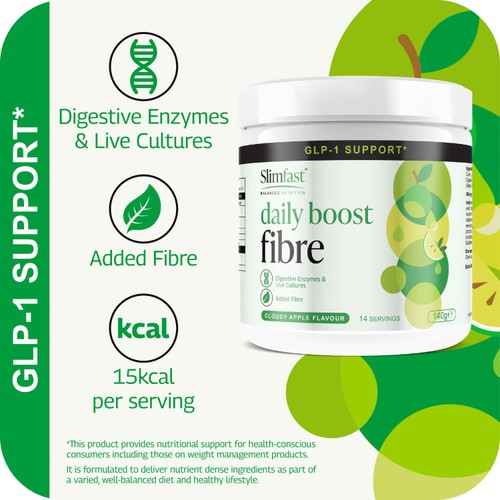 Slimfast Fibre Powder Apple Flavour 140G