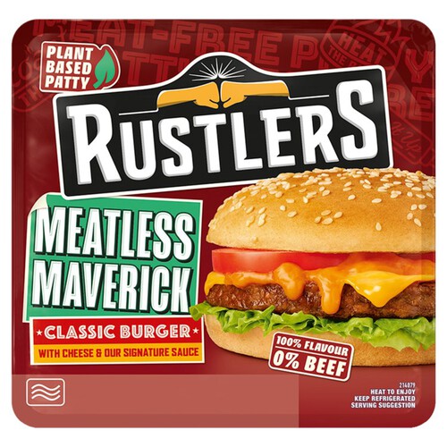 Rustlers Meatless Maverick Classic Burger