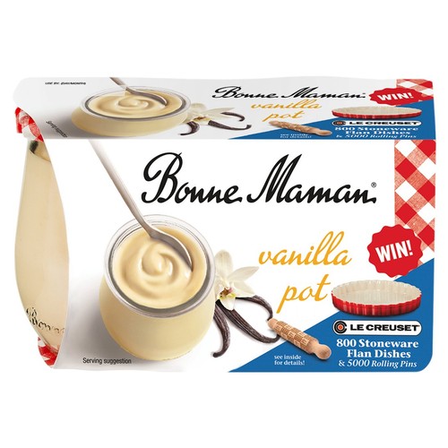 Bonne Maman Vanilla Pot 2 x 115g