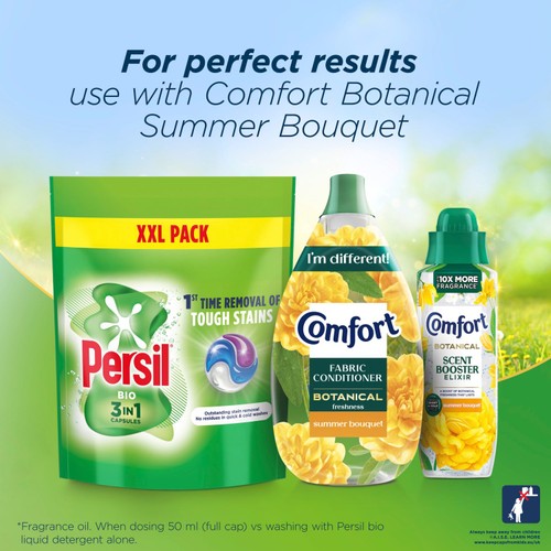 Persil Bio 4 in 1 Laundry Washing Detergent Capsules 48 Washes
