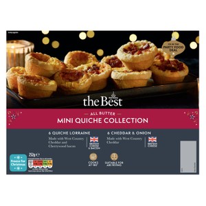 Morrisons The Best All Butter Mini Quiche Selection 252g