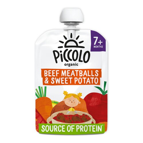 Piccolo Organic Sweet Potato & Beef Meatballs 7+ Months