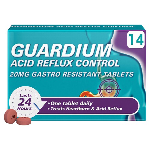 Guardium Acid Reflux Control Gastro Resistant Tablets