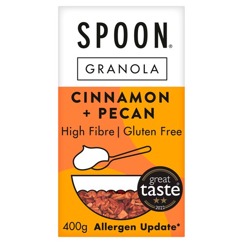 Spoon Cereals Cinnamon + Pecan Granola 