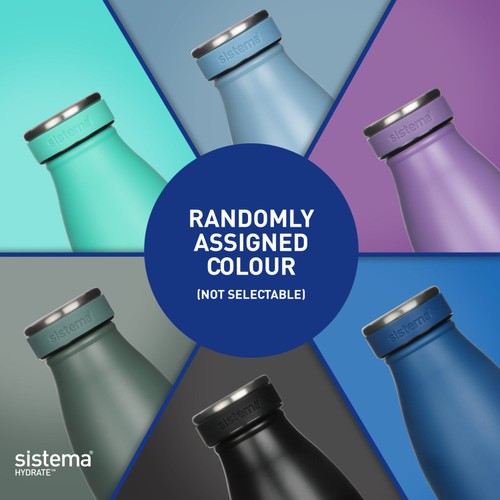 Sistema Hydrate Stainless Steel Water Bottle 500ml