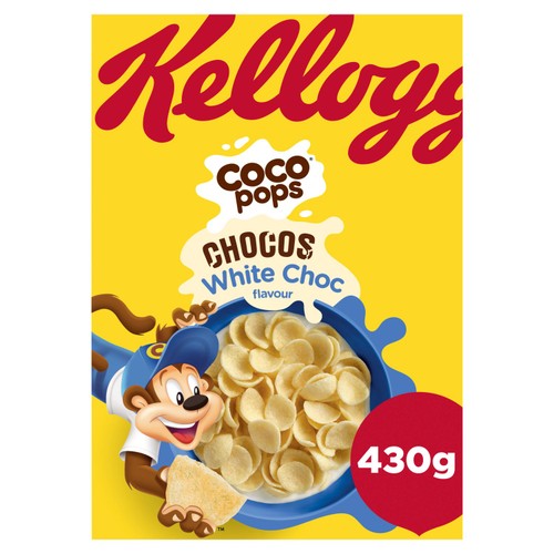Kellogg's Coco Pops Chocos White Chocolate 430g