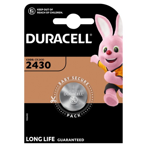 Duracell Lithium Coin 2430 Battery