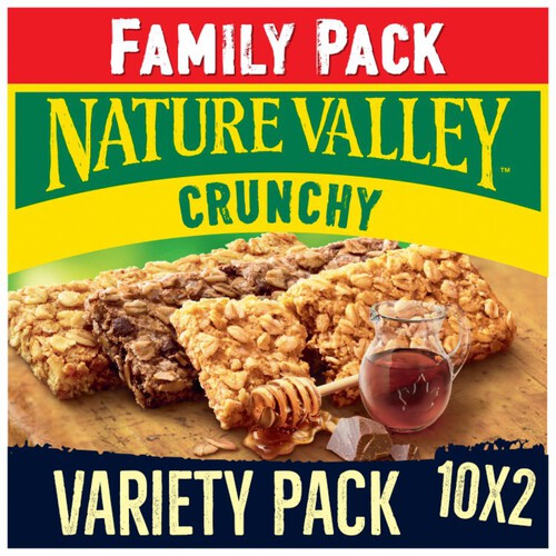 Nature Valley Crunchy Variety Cereal Bars Family Pack 