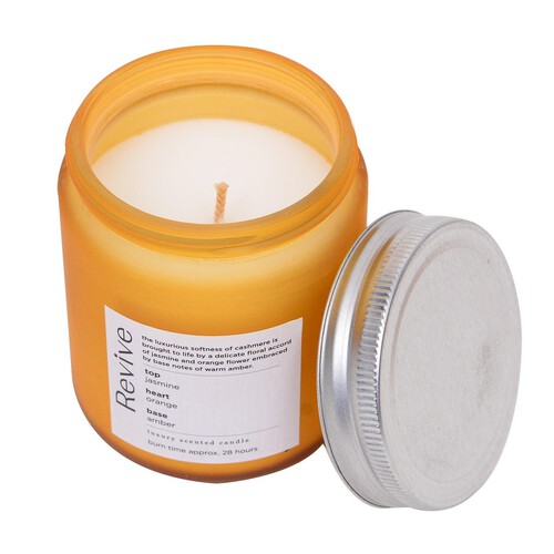 Nutmeg Home Revive Luxury Scented Frosted Glass Candle