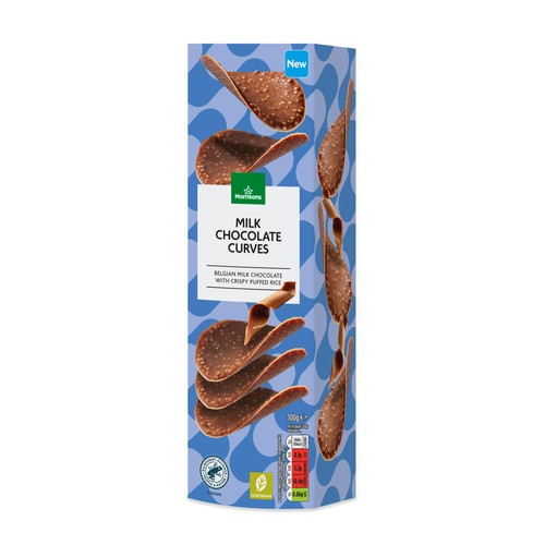 Morrisons Milk Chocolate Curves 100g