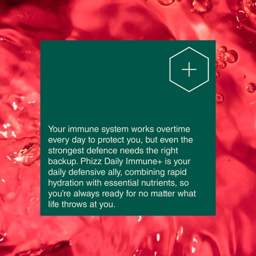 Phizz Daily 3In1 Immune Effervescent Strawberry 20 Pack