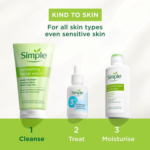 Simple Kind to Skin Refreshing Facial Gel Wash