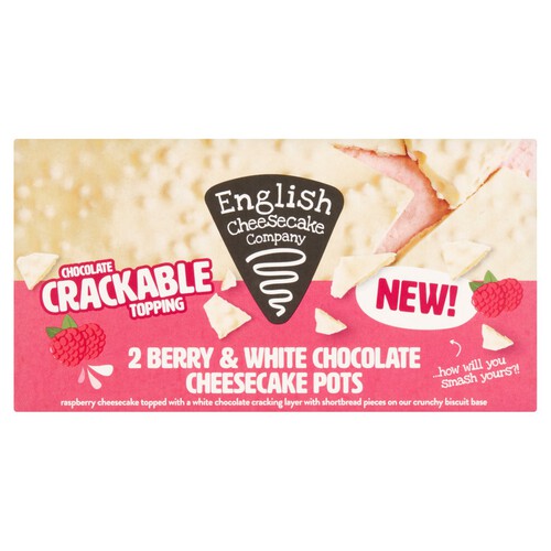 English Cheesecake Company Berry Cracked Cheesecake Pots 