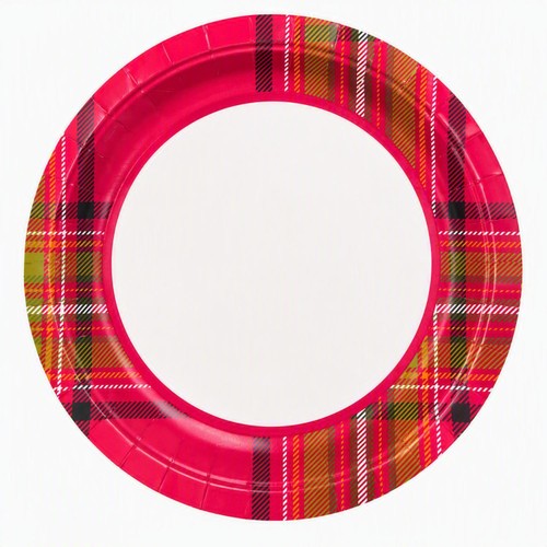 Mad Party Tartan Plates