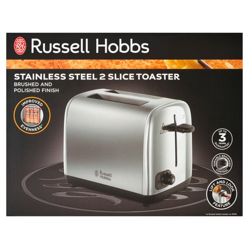 Russell Hobbs Stainless Steel 2 Slice Toaster