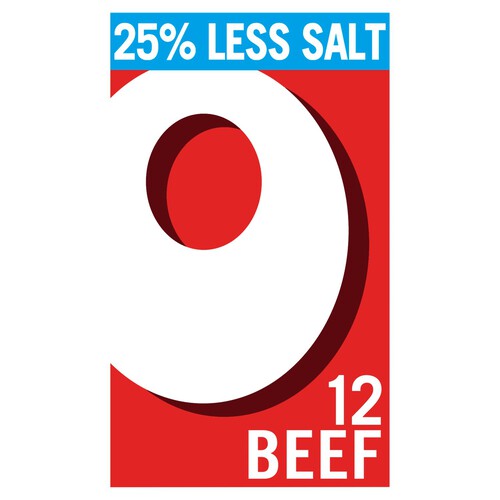 Oxo Reduced Salt Beef Stock 12 Cubes