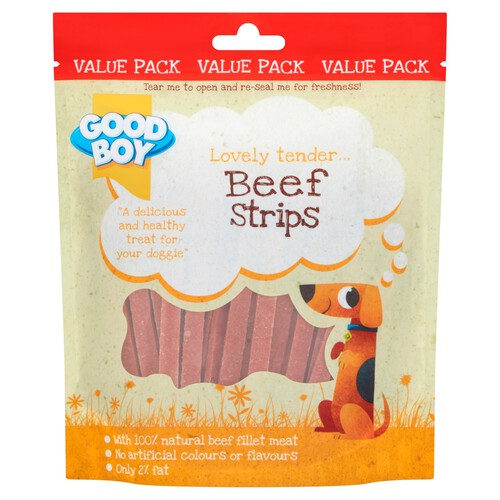 Good Boy Beef Strips Dog Treats