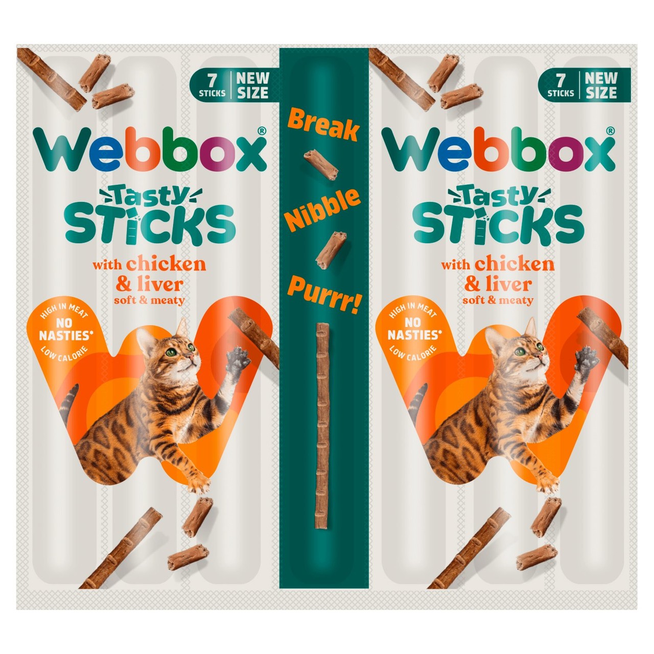 Webbox Tasty Sticks With Chicken & Liver