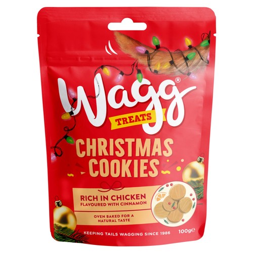 Wagg Treats Christmas Cookies 100g