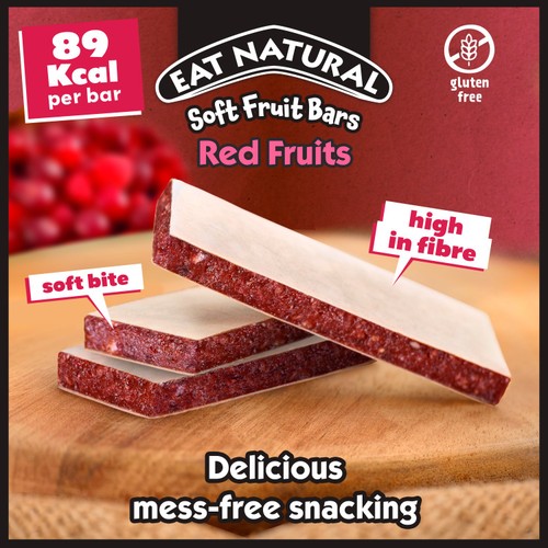 Eat Natural Soft Fruit Bars Red Fruits