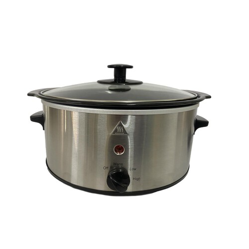 Nutmeg Home Stainless Steel Slow Cooker 2.5 Litre 