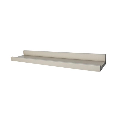 Morrisons 48Cm Picture Shelf - Cream & Brown
