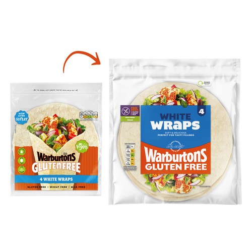 Warburtons Gluten Free White Wraps