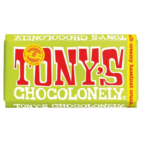 Tony's Chocolonely Fairtrade Milk Creamy Hazelnut Crunch