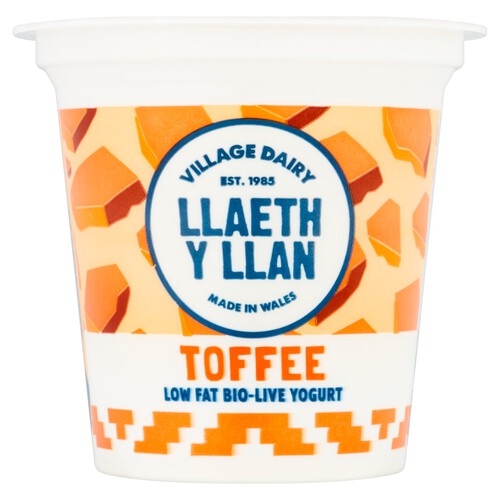 Village Dairy Llaeth Y Llan Toffee Bio Live Yogurt 