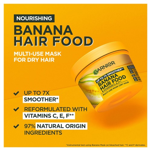  Garnier Ultimate Blends Hair Food Banana 3 In 1 Dry Hair Mask