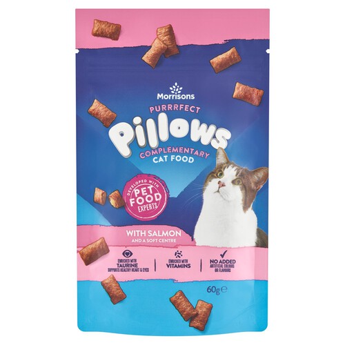 Morrisons Cat Snack Pillow With Salmon 