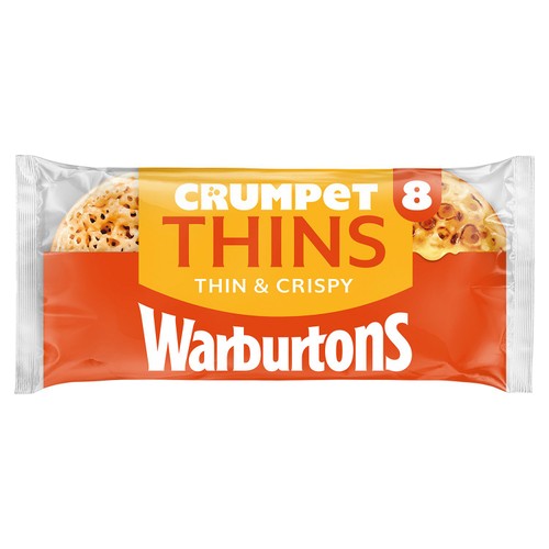 Warburtons Crumpet Thins