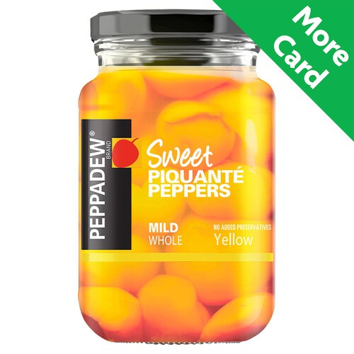 Peppadew Sweet Piquante Mild Whole Yellow Peppers 