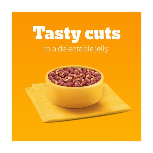 Pedigree Adult Wet Dog Food Pouches Mixed Variety in Jelly 40 x 100g