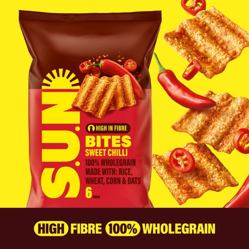 Sunbites Sun Ripened Sweet Chilli Multipack Snacks Crisps
