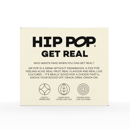 Hip Pop Ginger & Yuzu Kombucha 