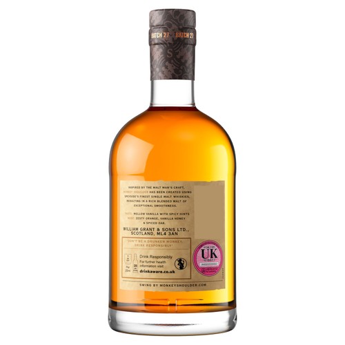 Monkey Shoulder Blended Malt Whisky 