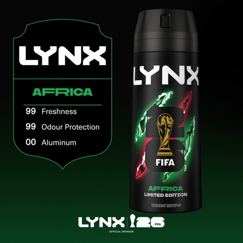 Lynx Africa Body Spray Deodorant Aerosol 150ml