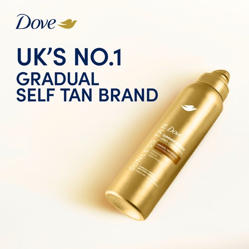Dove Gradual Self Tan Body Mousse Fair To Medium 150ml