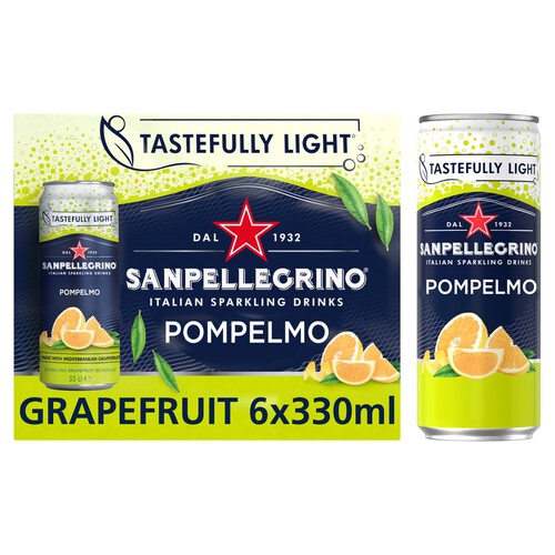 San Pellegrino Grapefruit Cans 