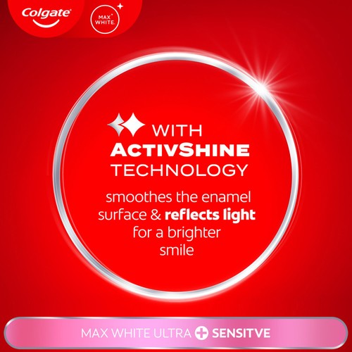 Colgate Max White Ultra Plus Sensitive Teeth Whitening Toothpaste