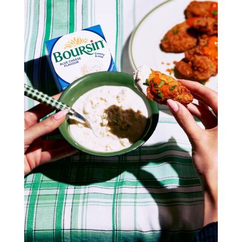 Boursin Blue Flavour Soft French Cream Cheese 150g