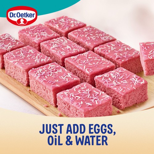 Dr. Oetker Pink Old School Traybake Mix 