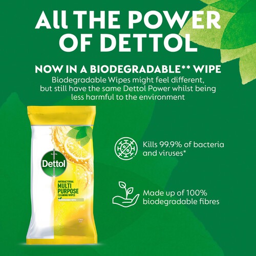 Dettol Multi Purpose Wipes Citrus