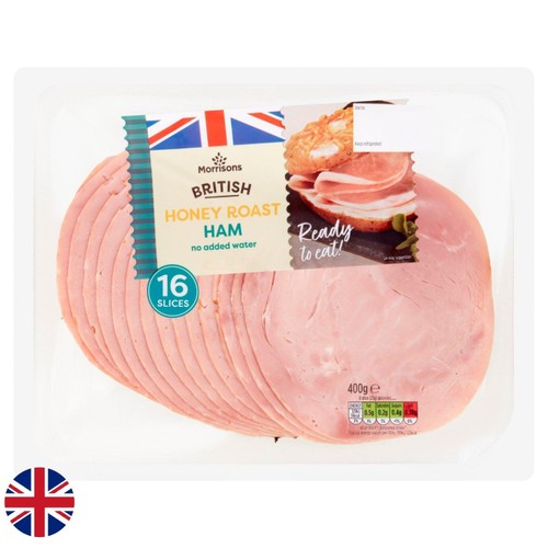 Morrisons British Honey Roast Ham 16 Slices 400g