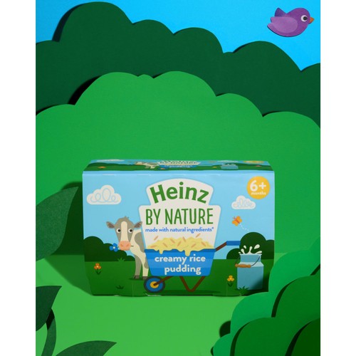Heinz By Nature Creamy Rice Pudding 6+ Months Baby Food 