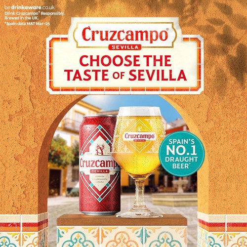 Cruzcampo Sevilla Lager Beer Bottles 12 x 330ml