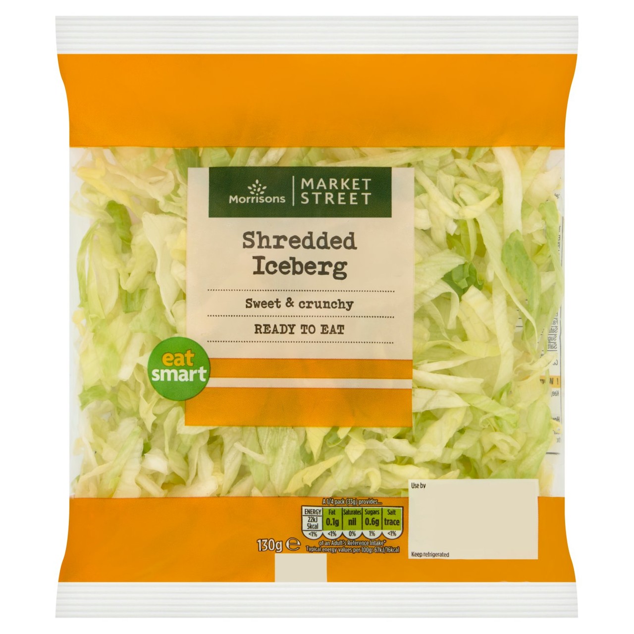 Morrisons Shredded Iceberg Lettuce 130g
